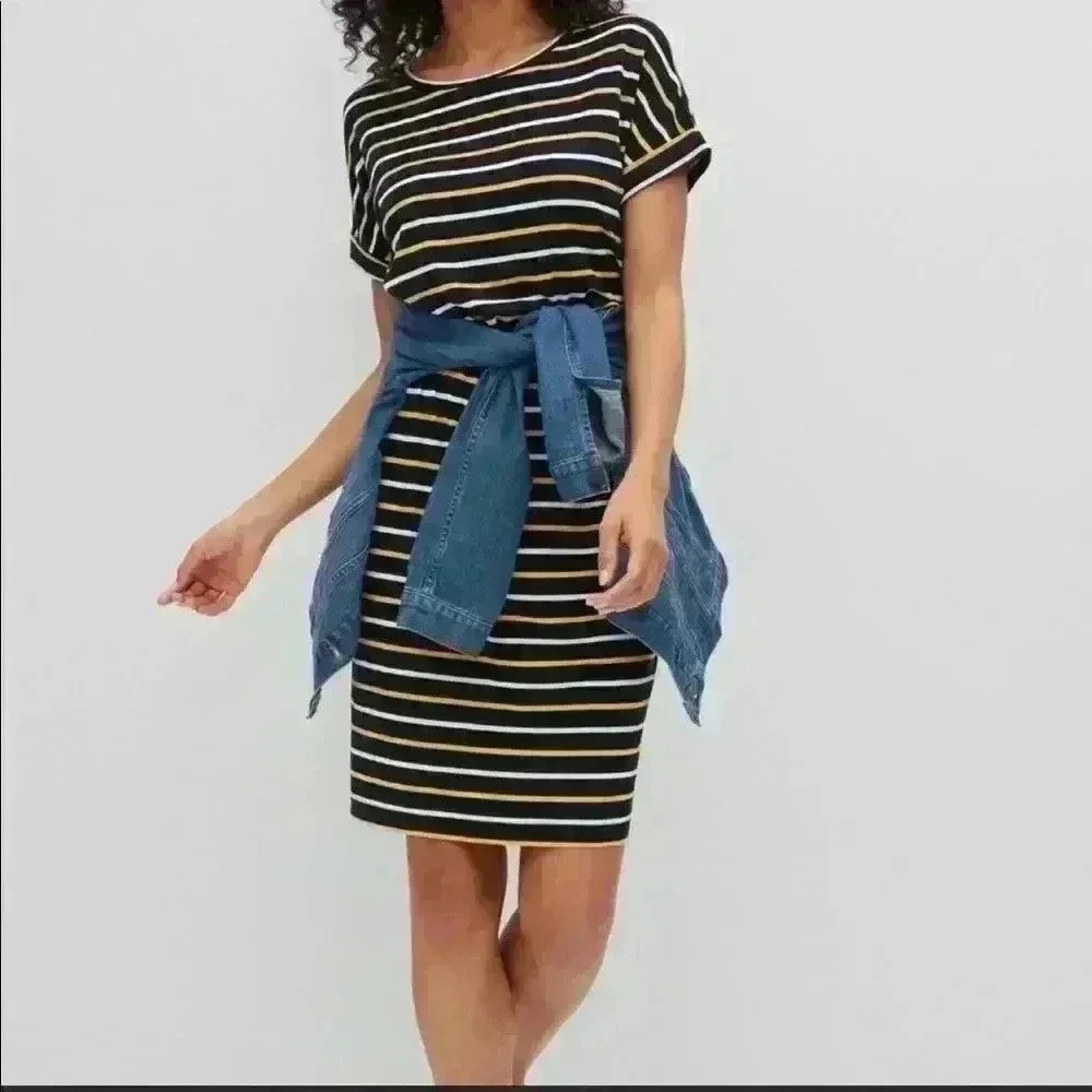 Banana Republic Petite Knit T-Shirt Dress